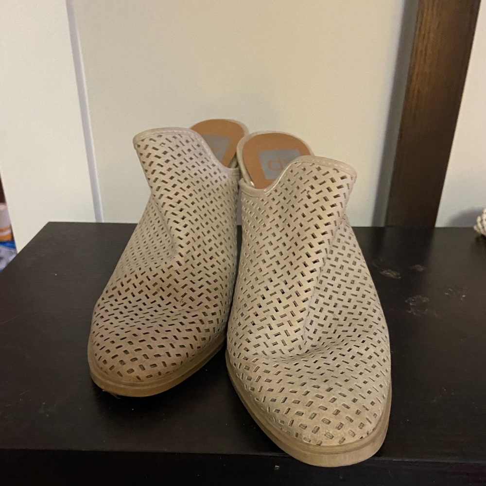 Dolce vita wedge pumps tan pattern leather